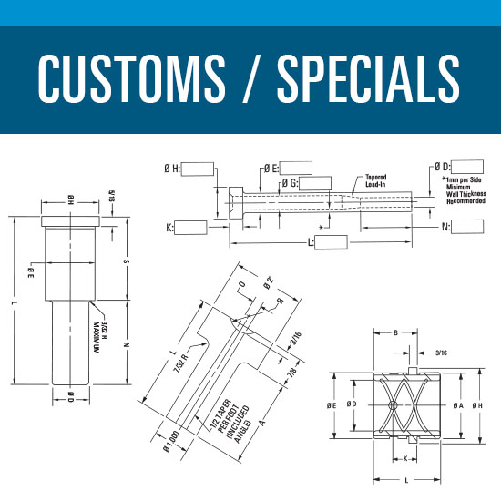 dme mold components special order